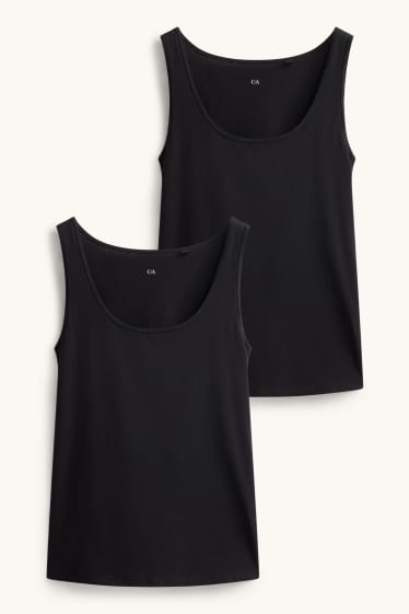 Donna - Confezione da 2 - top  - nero