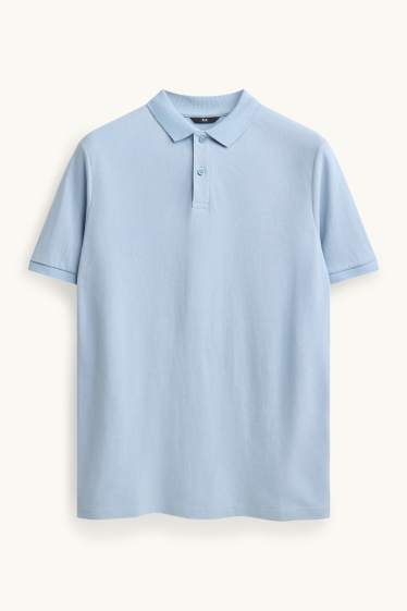 Hommes - Polo - regular fit - bleu clair