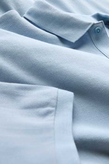 Hommes - Polo - regular fit - bleu clair
