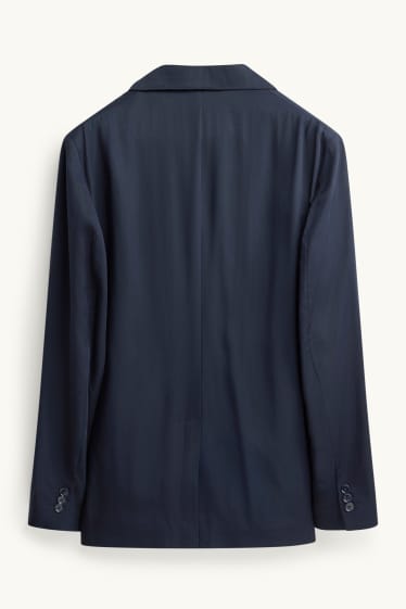Herren - Baukasten-Lyocell-Sakko - Relaxed Fit - dunkelblau