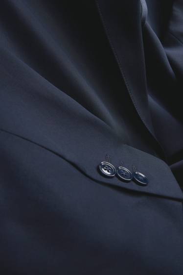Herren - Baukasten-Lyocell-Sakko - Relaxed Fit - dunkelblau
