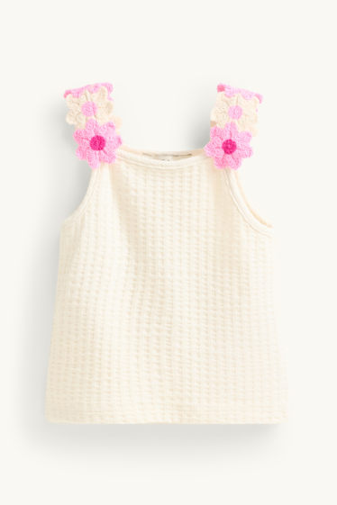 Children Girls - Vest - cremewhite