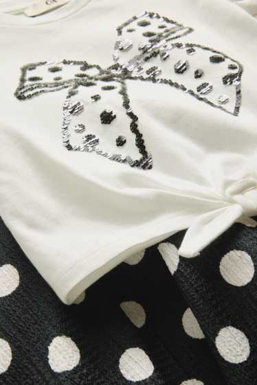 Enfants filles - Ensemble - blanc / noir