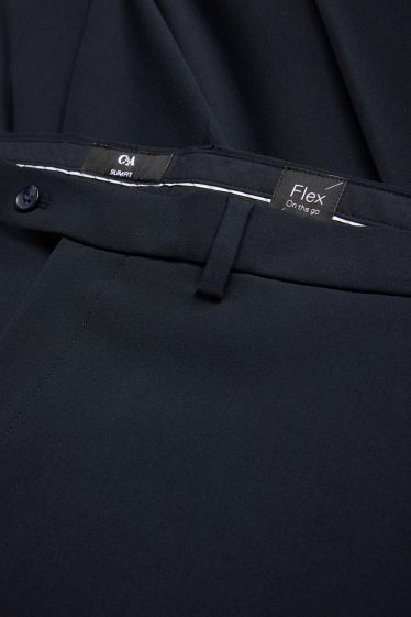 Herren - Baukasten-Hose - Slim Fit - Flex - LYCRA® - Mix & Match - schwarz