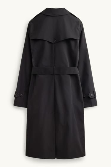 Donna - Trench - idrorepellente - nero
