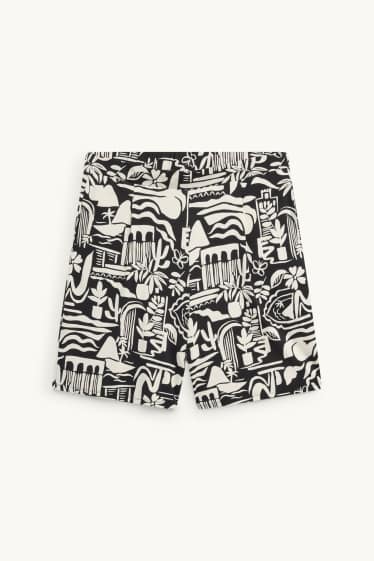Donna - Pantaloni - bianco / nero