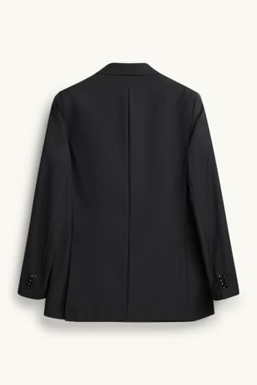 Uomo - Giacca coordinabile - regular fit - Flex - misto lana - LYCRA® - nero