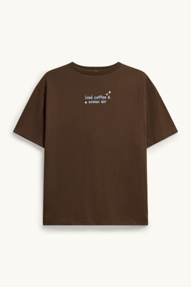 Women - T-shirt - brown