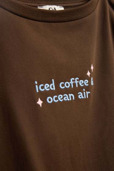 Women - T-shirt - brown
