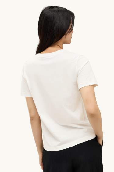 Femei - Tricou - regular fit - Mickey Mouse - alb