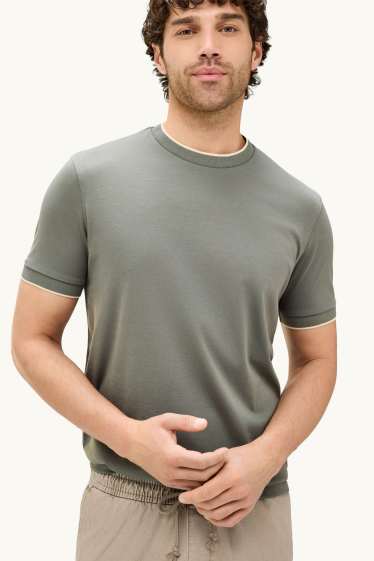Bărbați - Tricou - regular fit - gri