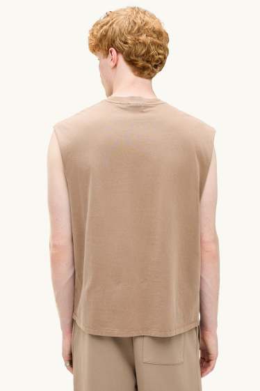 Hombre - Camiseta sin mangas - marrón
