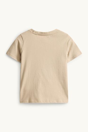 Niños - Camiseta manga corta - beis