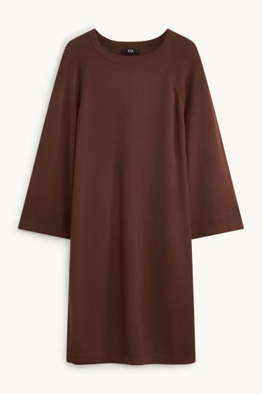 Femei - Rochie - straight fit - maro