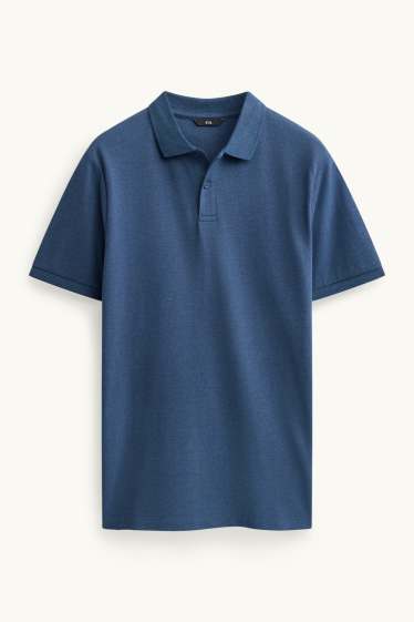 Heren - Poloshirt - regular fit - zwart