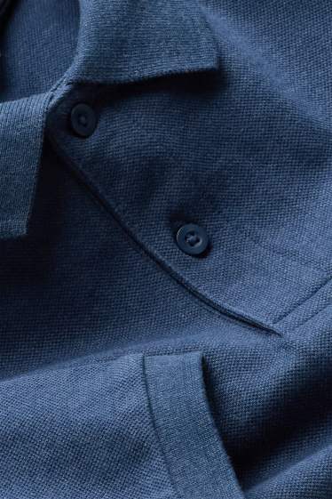 Heren - Poloshirt - regular fit - zwart