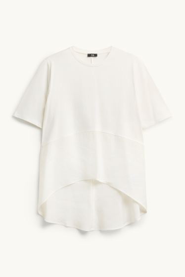 Femmes - T-shirt - blanc