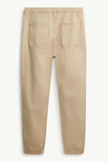 Men - Chinos - tapered fit - beige