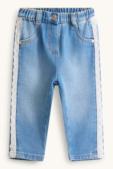Baby: meisjes - Babyspijkerbroek - jeansblauw