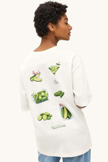 Dames - T-shirt - wit