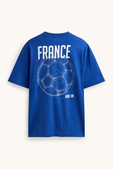 Heren - T-shirt - blauw