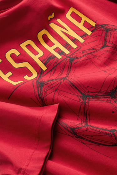 Heren - T-shirt - rood
