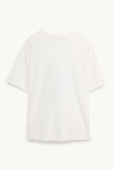 Dames - T-shirt - regular fit - wit