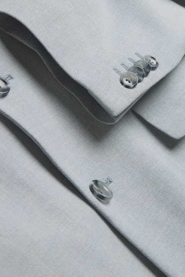 Men - Mix & match tailored jacket - regular fit - linen blend - light gray