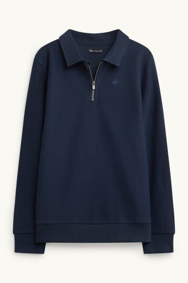 Children Boys - Lion - sweatshirt - dark blue