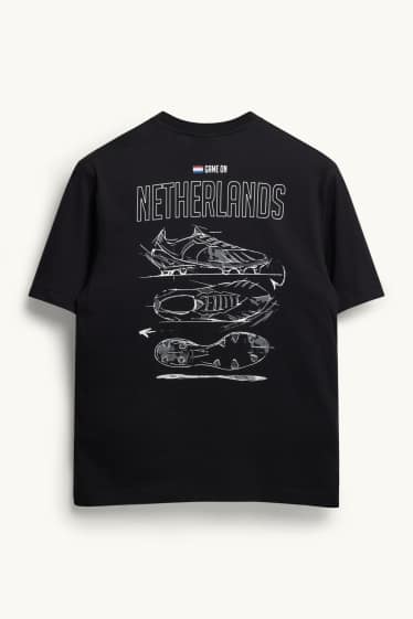 Heren - T-shirt - zwart