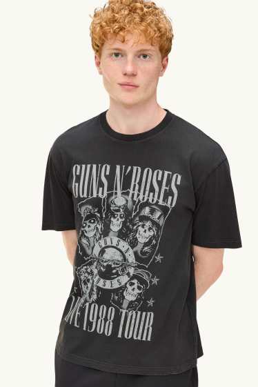 Herren - T-Shirt - Relaxed Fit - Guns N’ Roses - schwarz