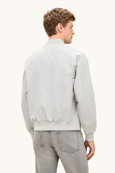 Home - Jaqueta bomber - gris clar