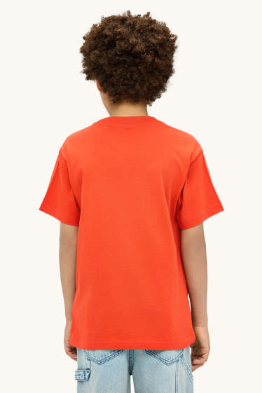 Children Boys - Short sleeve T-shirt - orange