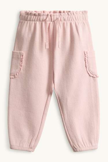 Bébés filles - Pantalon jogging bébé - rose
