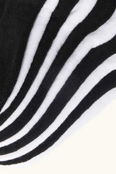 Enfants garçons - Lot de 10 paires - chaussettes - blanc / noir