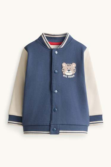 Baby Buben - Tiger - Baby-Jacke - blau