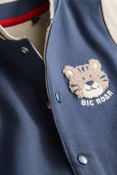 Baby Buben - Tiger - Baby-Jacke - blau