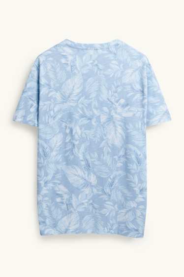 Heren - T-shirt - lichtblauw