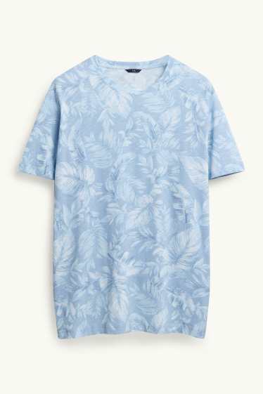 Heren - T-shirt - lichtblauw