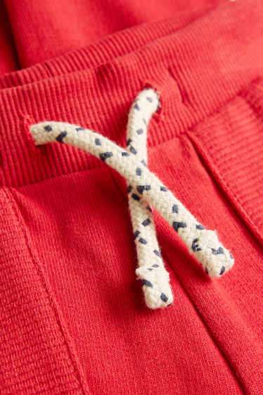 Baby: jongens - Baby joggingbroek - rood