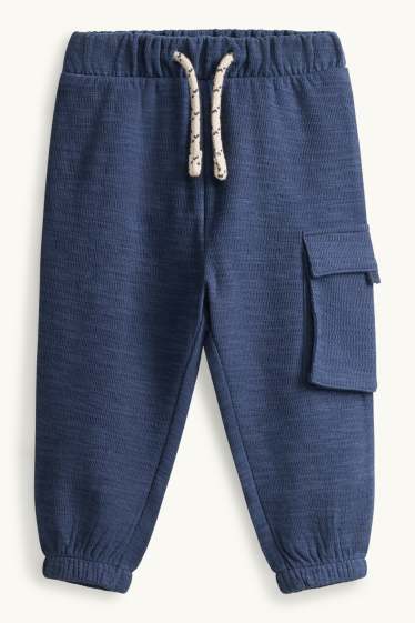 Baby: jongens - Baby joggingbroek - blauw