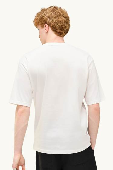 Hombre - Camiseta - blanco