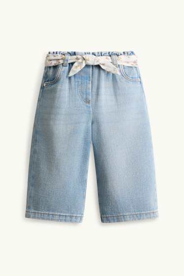Baby Mädchen - Baby-Jeans - jeansblau