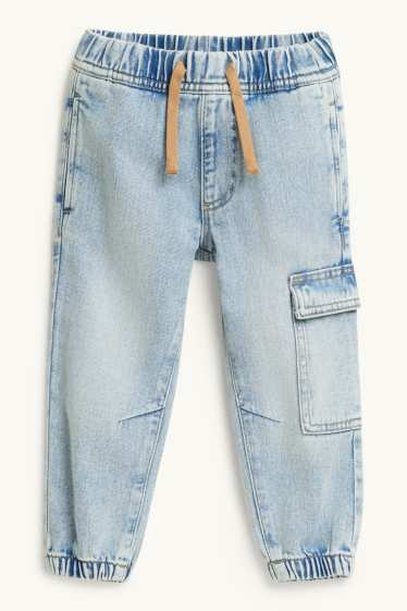Copii - Băieți - Cargo jeans - denim-albastru deschis