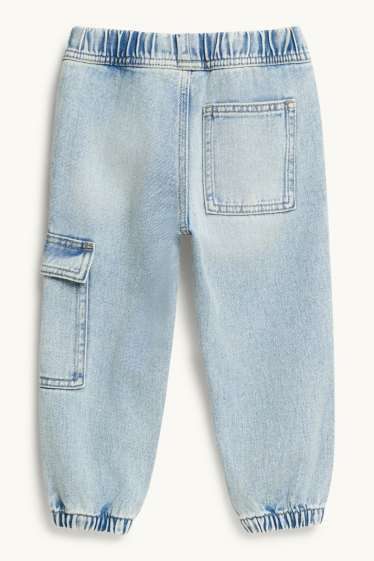Copii - Băieți - Cargo jeans - denim-albastru deschis