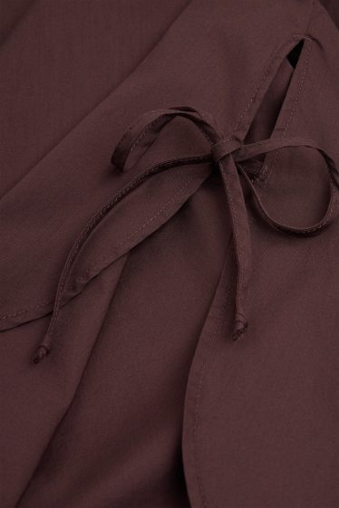 Dames - Blouse - bruin