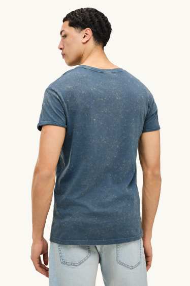 Uomo - T-shirt - regular fit - blu