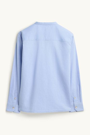 Kinder Jungen - Hemd - hellblau