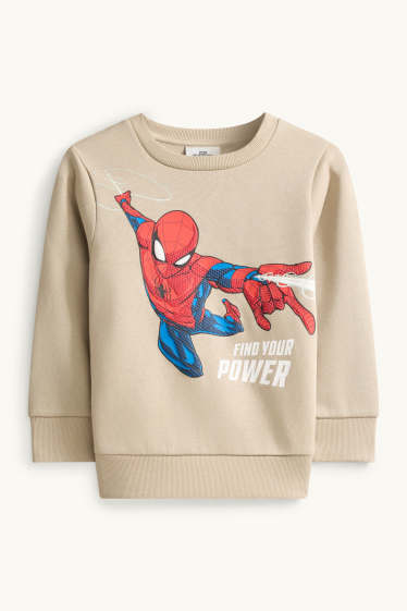 Kinderen: jongens - Spider-Man - sweatshirt - beige