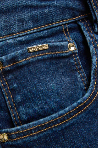 Damen - Slim Jeans - Mid Waist - Shaping-Jeans - LYCRA® - dunkeljeansblau